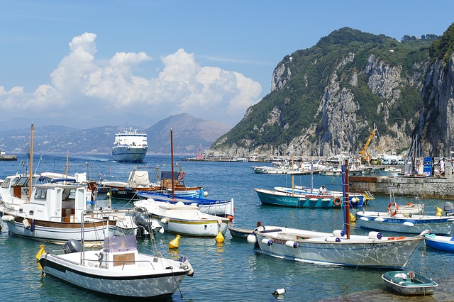 Boats in Capri